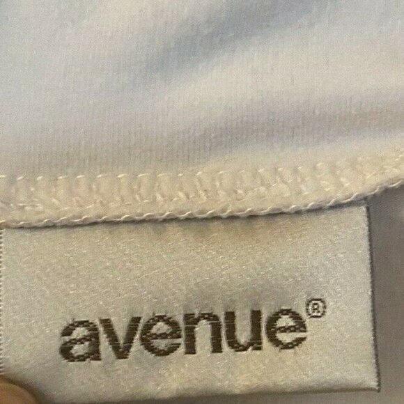 Avenue white long sleeve sweatshirt fullzip XL - Picture 3 of 5